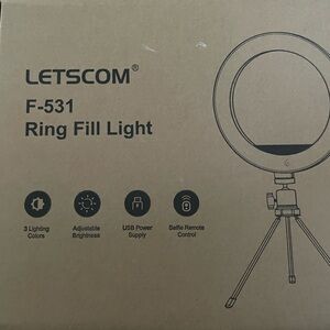Letscom Ring Fill Light with Tripod